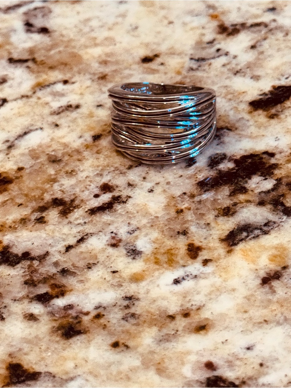 Sterling Silver Multi-Band Stack Ring - Silver